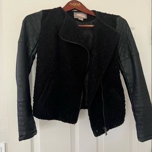 Women’s XS Faux Sherpa leather jacket